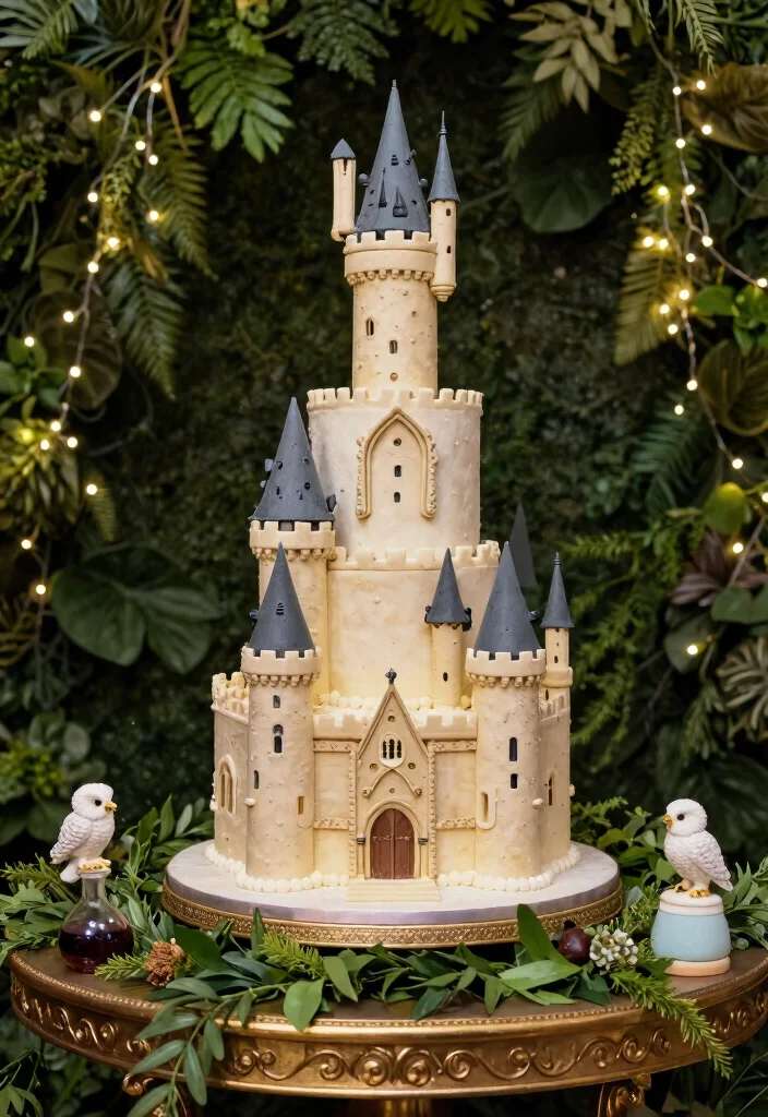 14 Harry Potter Cake Ideas Perfect for Fans of All Ages - 1. Hogwarts Castle Cake 1
