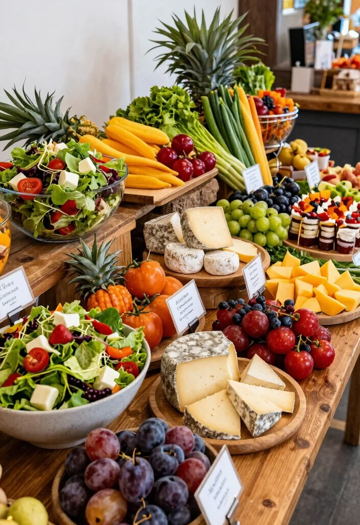 14 Wedding Decoration Ideas That Look Beautiful and Feel Timeless - 11. Seasonal Food Stations 1