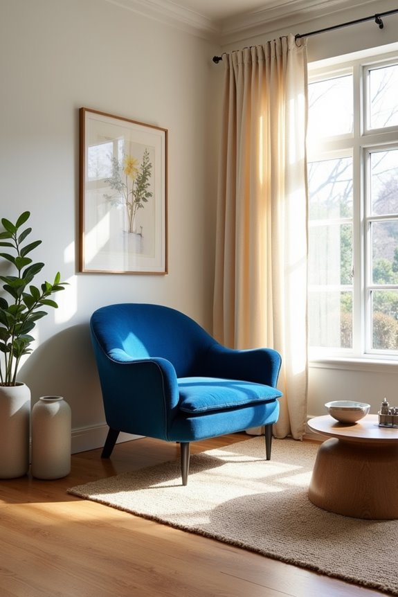 bold focal point anchors transitional decor