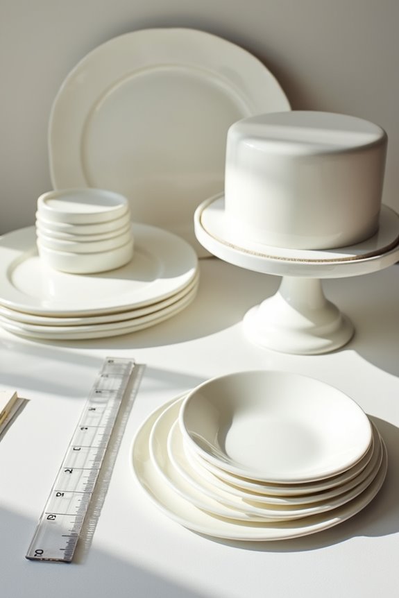 What Size Cake Plates Do You Need? 3 bottom tier diameter guiding plate size
