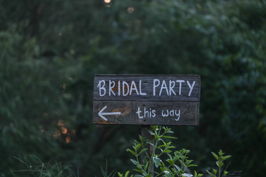 bridal party traditions contrasted