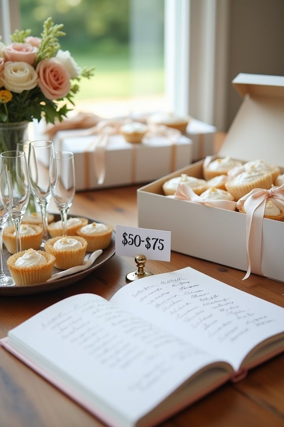 bridal shower gift budget 50 75