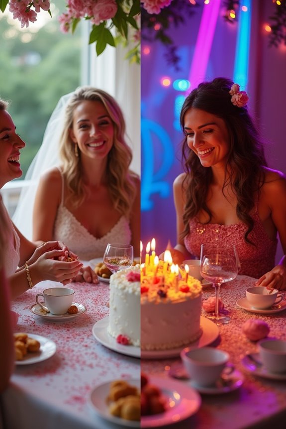 10 Key Differences Between Bridal Showers and Bachelorette Parties 2 budget timing and event fusion
