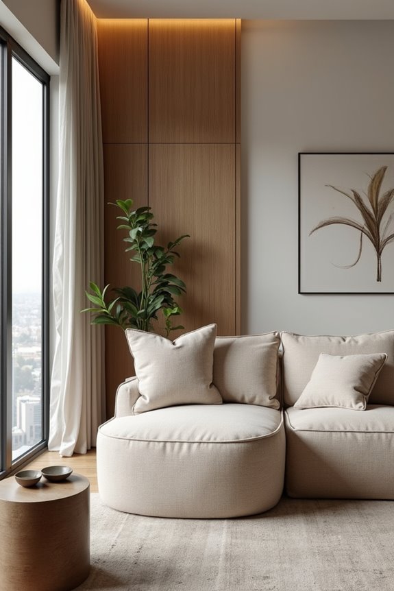 clean lines neutral purposeful spaces