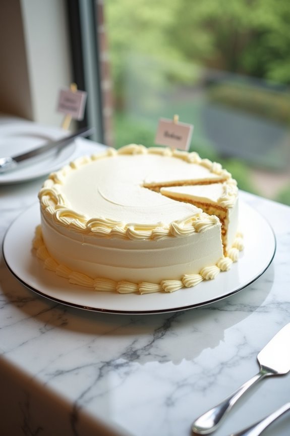 How Much Does a 1/4 Sheet Cake Feed? 4 cutting sheet cake by servings