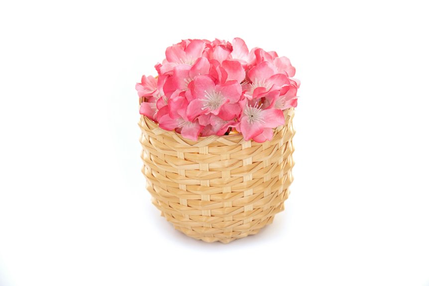 decorative fillers for wicker baskets