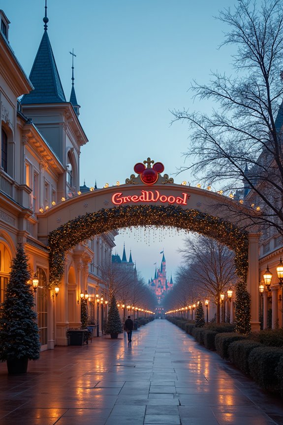 disney decorations removed around january 12