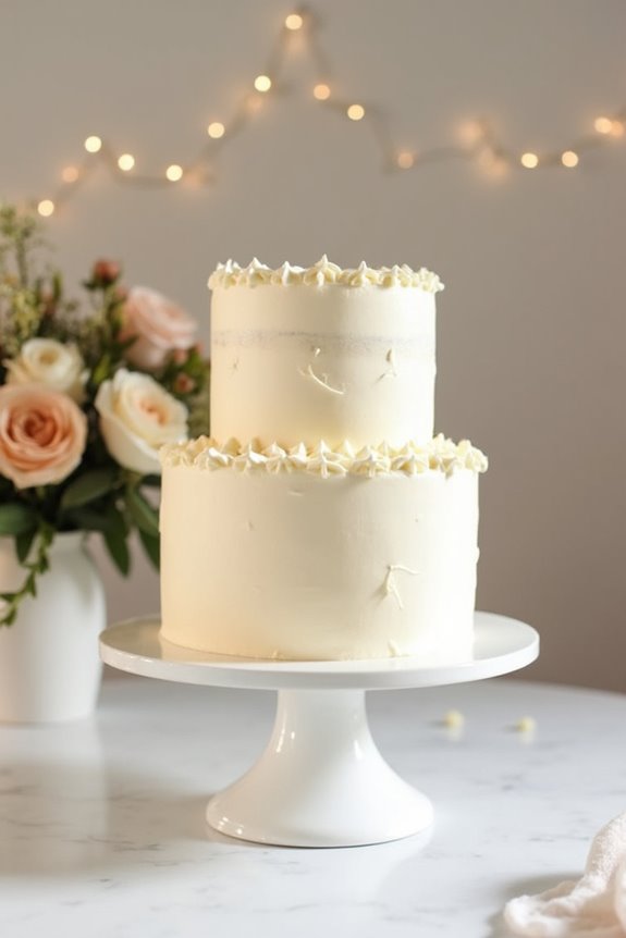 Choosing the Right Cake Size for 25 People 4 eight inch three layer cake serves 25