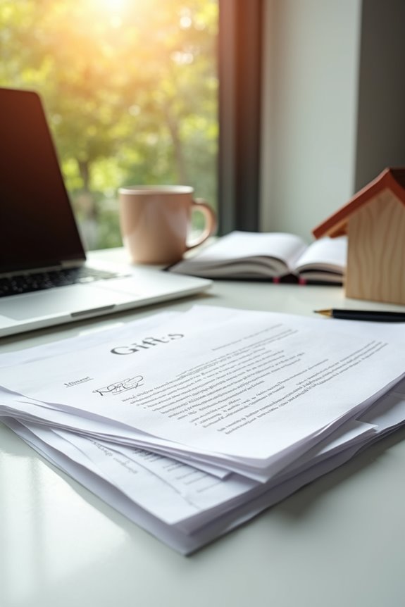 gift letters and closing disclosures documentation