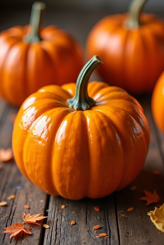 Should You Eat Decorative Pumpkins? 1 glossy chemically treated pumpkins unsafe