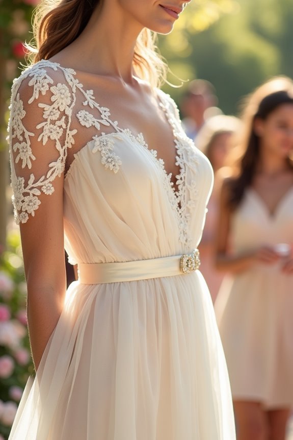 What White Can You Wear to a Bridal Shower 14 lace for daytime bridal elegance
