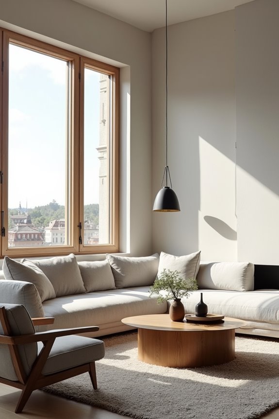 neutral palettes clean lines open spaces