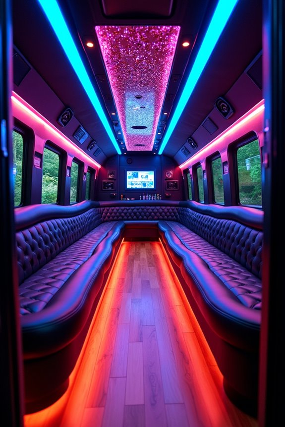 What Defines a Party Bus? 5 party bus expansive open social space 1inow