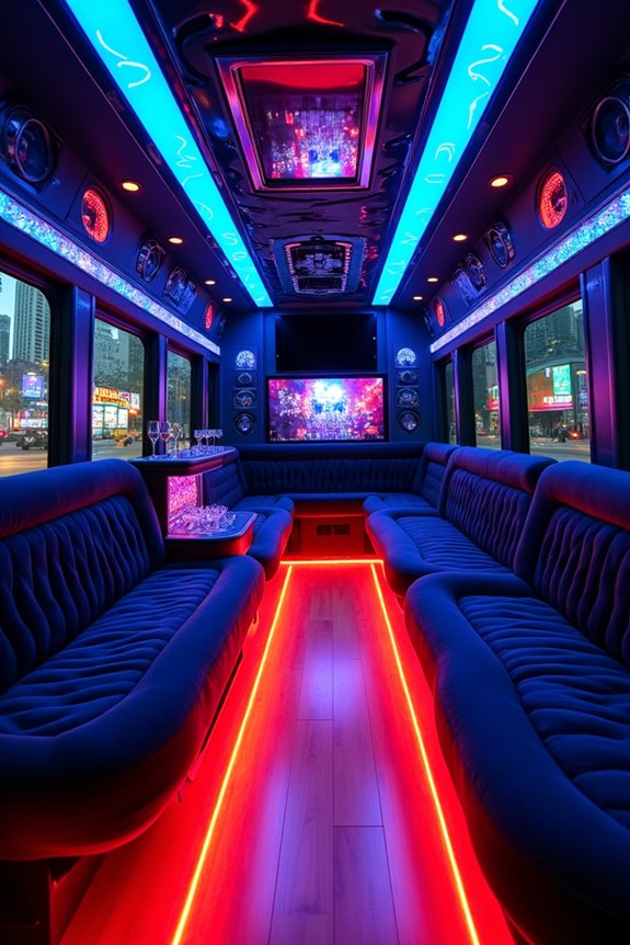 What Defines a Party Bus? 1 party bus vs limo differences