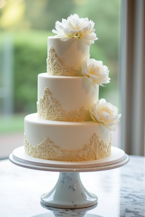 How Much Does a 3-Tier Wedding Cake Cost? 4 premium ingredients premium fillings upgrade