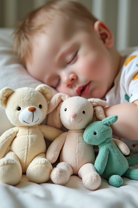 soft safe plush companions nurture early play