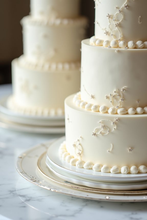 What Size Cake Plates Do You Need? 5 three and four tier cake consults